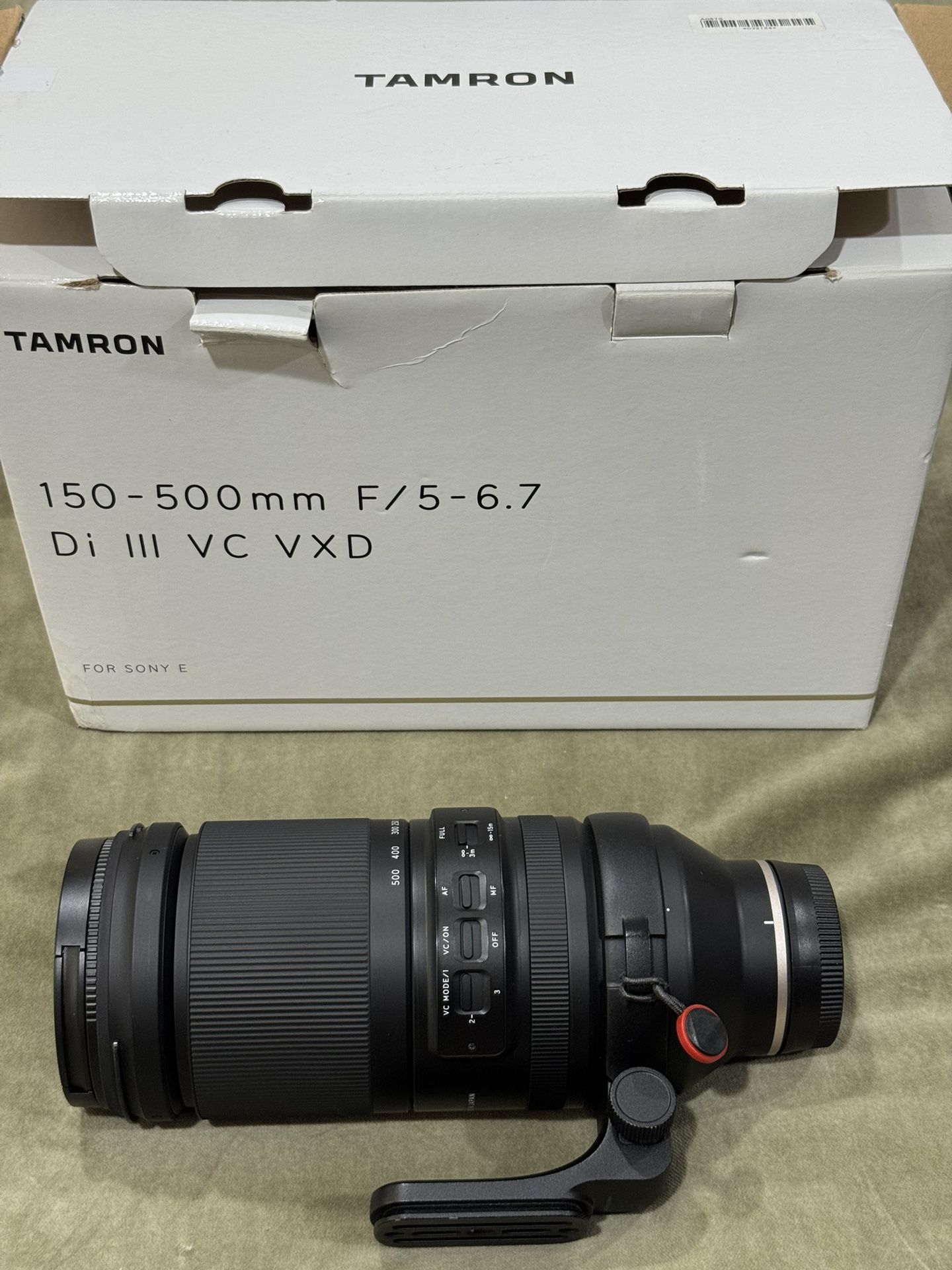 Tamron 150-500mm F5-6.7 Di III VC VXD Sony E-Mount
