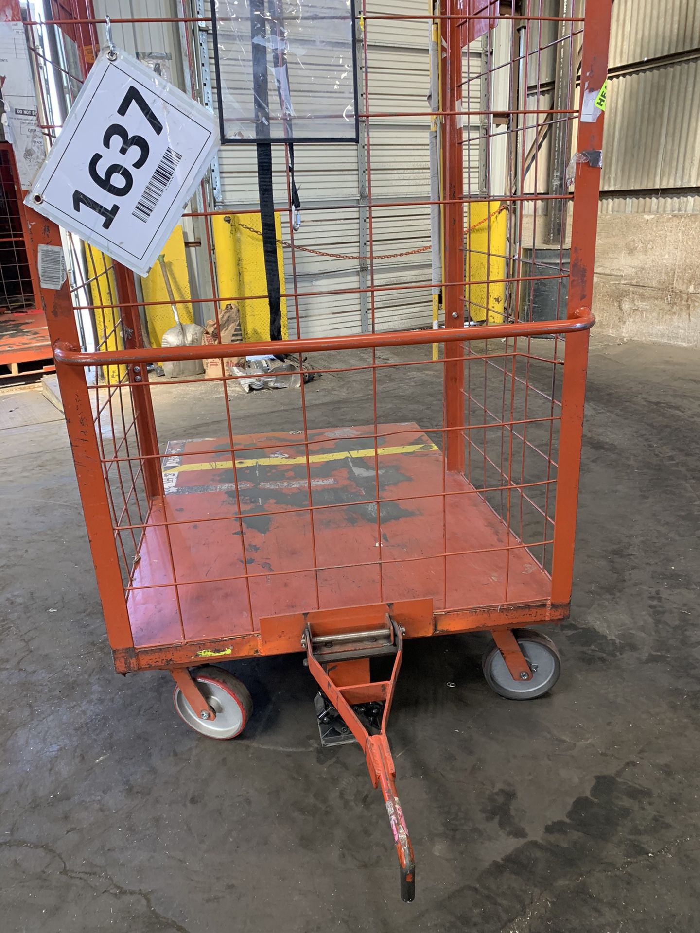 Large rolling carts from W@lmart distribution