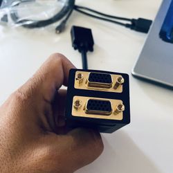 VGA TO DUAL VGA SCREEN ADAPTER