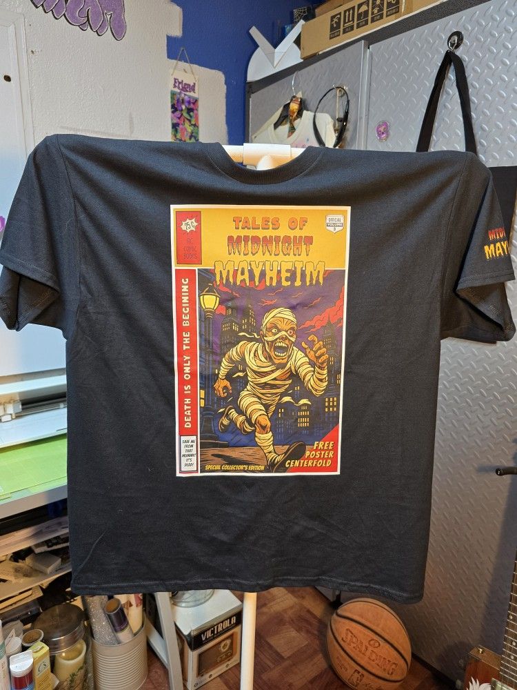 MUMMY TSHIRT Halloween Horror Monsters
