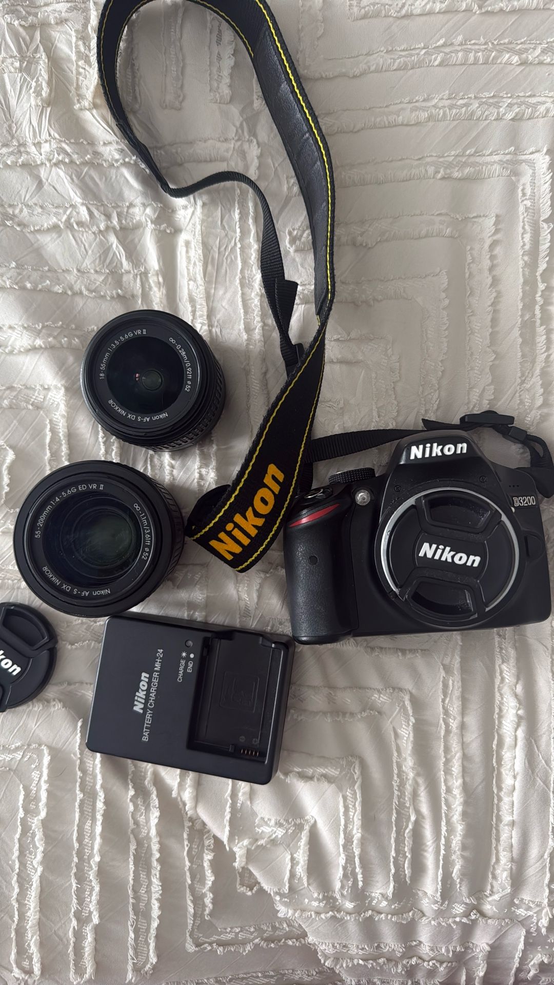 Nikon Camera With 2 Lenses