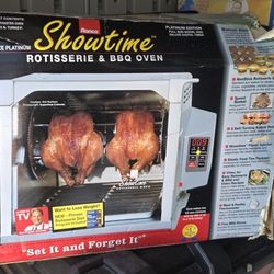 Showtime Rotisserie & BBQ Oven - Platinum edition-Brand New