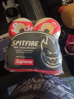 Supreme x Spitfire 99A Classic Urethane Skateboard Wheels