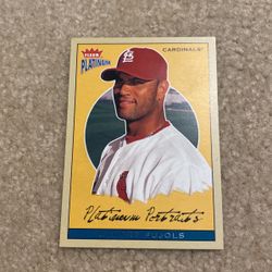 2004 Fleer Platinum Portraits- Albert Pujols