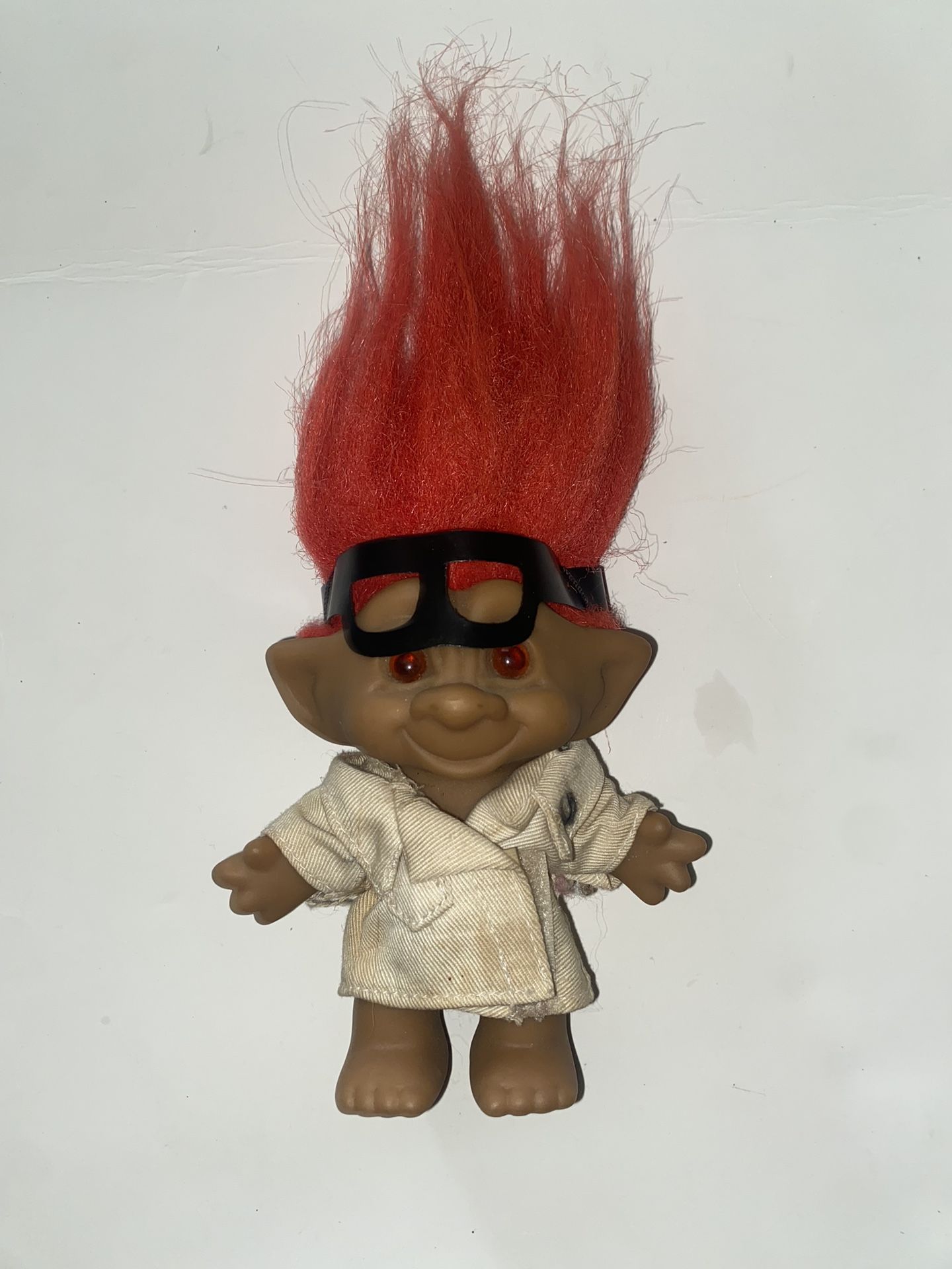 vintage ace novelty troll doll red heart belly 