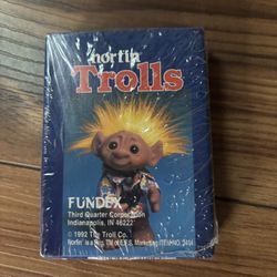 Vintage Fundex Norton Trolls Vintage Playing Cards. Factory Sealed