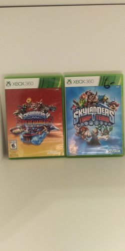 Skylanders Trap Team and Supercharger for Xbox 360 - Untested
