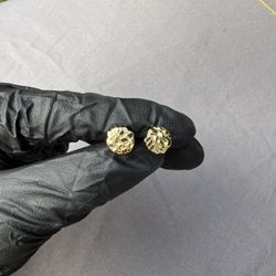 Gold Nugget Earrings