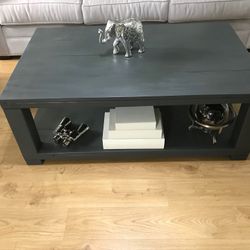 Coffee End Table Set Console Sofa Table Living Room Wood Rustic Farmhouse Vintage Handmade