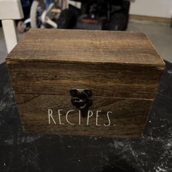 Rae Dunn recipe box