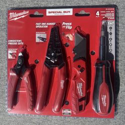 Milwaukee Electrician's Hand Tool Kit (4-Piece)