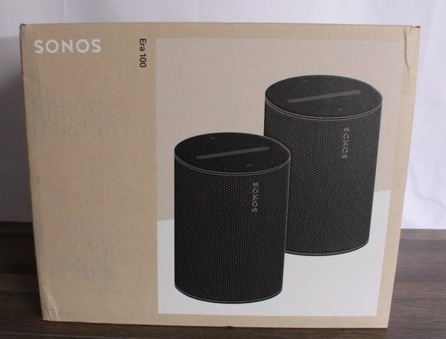 Sonos Era 100 Wireless Smart Speaker 2-Pack Bundle with Bluetooth BRAND NEW!!!
