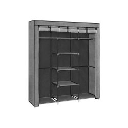 New Portable Foldable Clothing Organizer Rack Closet 