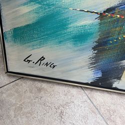 Pair Of Vintage Lamps 