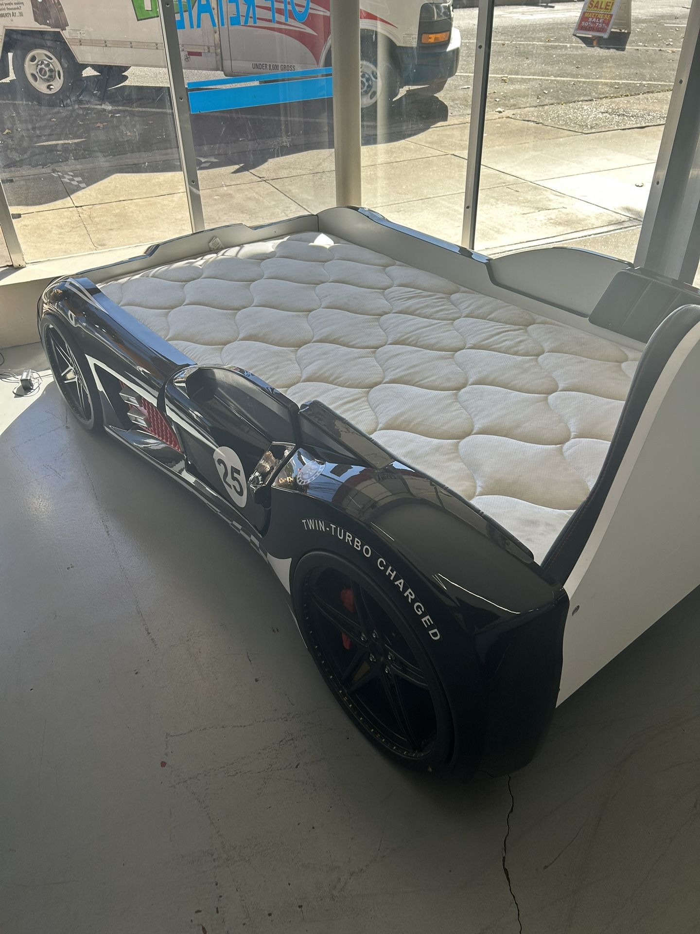 New Kids Race Car Bed, Same Day Delivery 