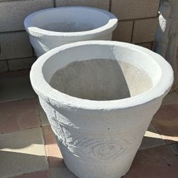 New Flower Pots Made Out Of Cement Perfect Gift 