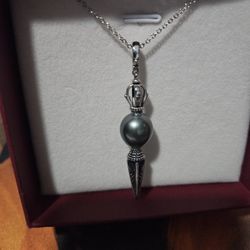 🌺 Tahitian Pearl Pendant Necklace