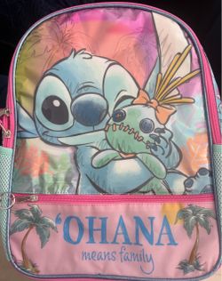 Mochila y lonchera stitch