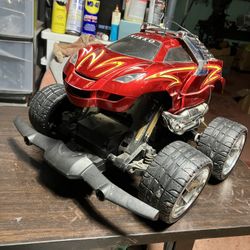 Nikko Red Rc Car For Parts