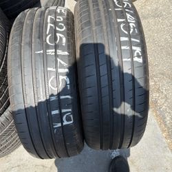 225/45/19 Good Year Eagle F1 Asymmetric 3 Run Flat ... Two Tires Available