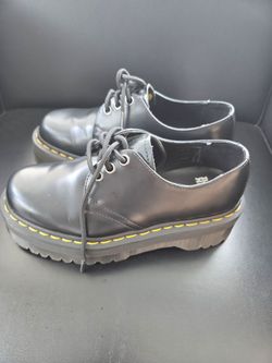 Dr. Martens Black Platform Oxford Shoes size 6 women