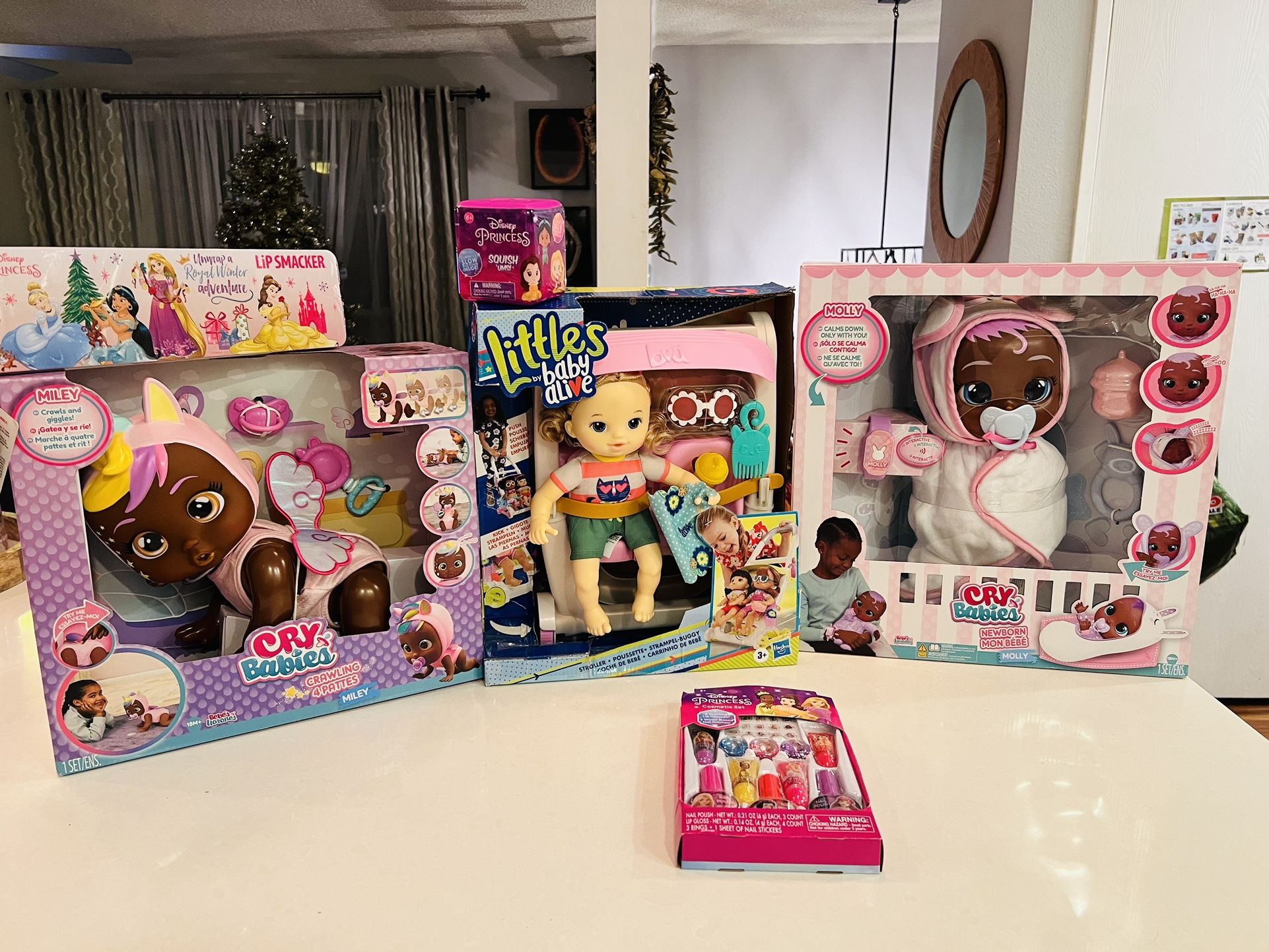 Brand New Cry Babies & Baby Alive Christmas Toy Bundle