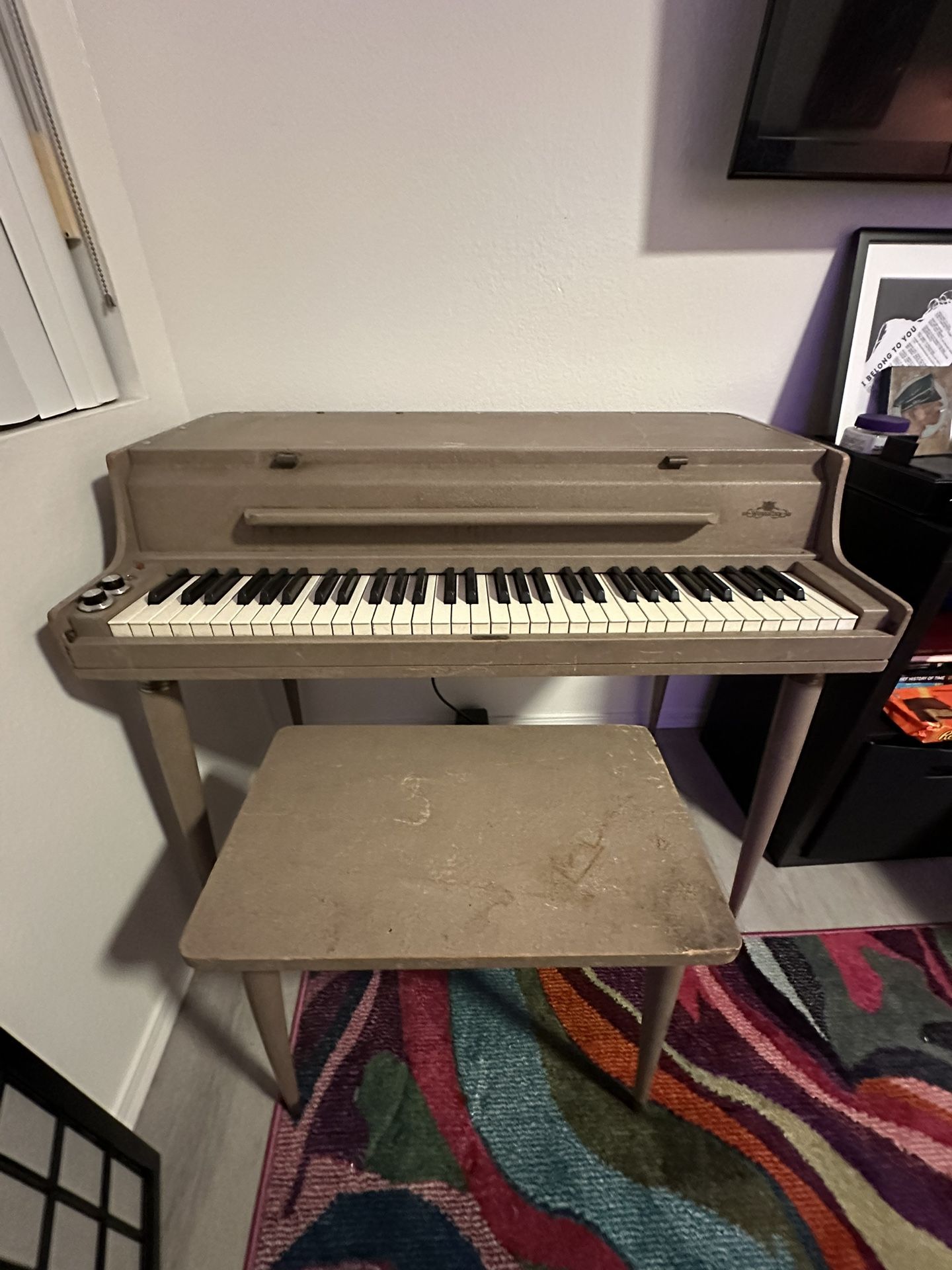 Wurlitzer 140B 64-Key Electric Piano Vintage 1(contact info removed) - Beige