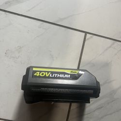 Batería Ryobi 4ah 40v Nueva  