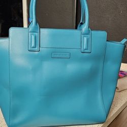 Vera Bradley Aqua Oversized Tote/purse