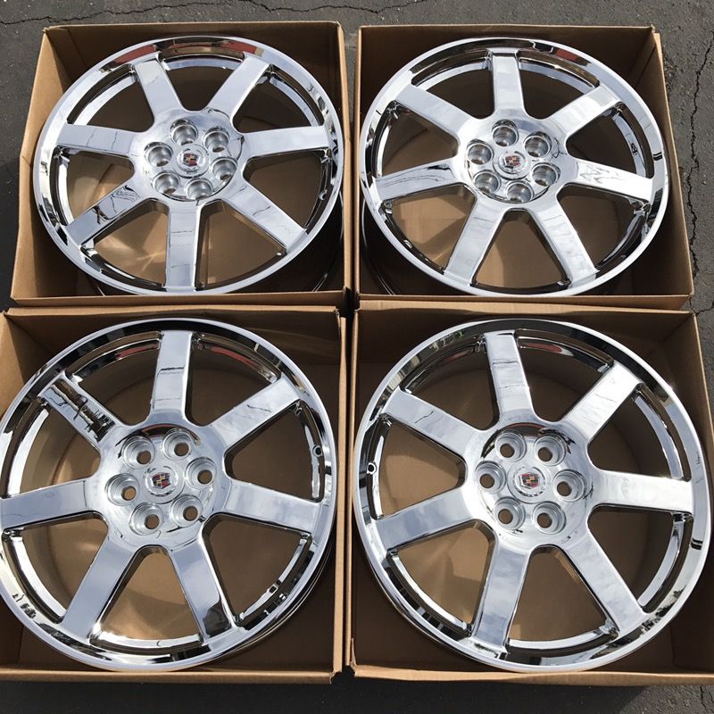 20" OEM Cadillac SRX factory wheels 20 inch chrome rims