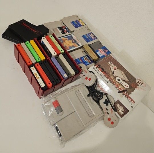 JDM Nintendo NES HVC 101 With Games