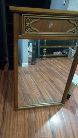 Thomasville Furniture Commentary Collection Italian Mediterranean 29" Dresser / Wall Mirror