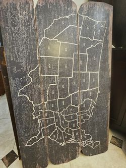 USA Wall Art Map