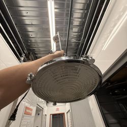Modern Brushed Nickel Flush Mount Ceiling Light