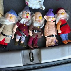 Vintage Snow White And The Seven Dwarfs Toy