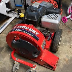 Troy-Bilt 6.5HP walk-behind leaf blower.
