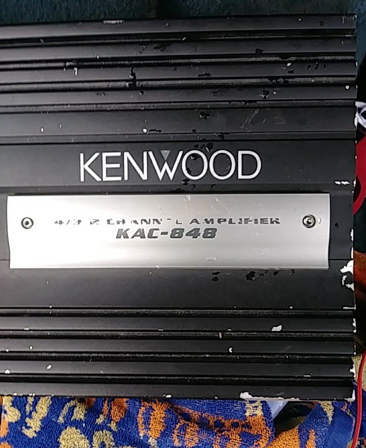 Spoedig artikel Kosten Kenwood 4/3/2 channel amp KAC-848 for Sale in Bellevue, WA - OfferUp