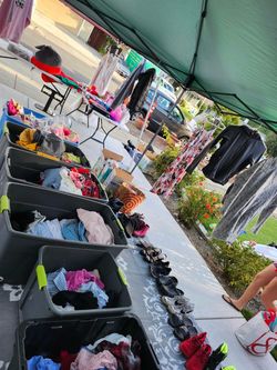 Garage sale now