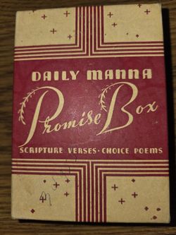 Scripture Verse PROMISE BOX