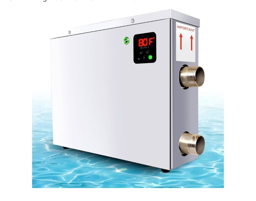 STPFFOT Electric Pool Heater For Inground & Above Ground Pools
