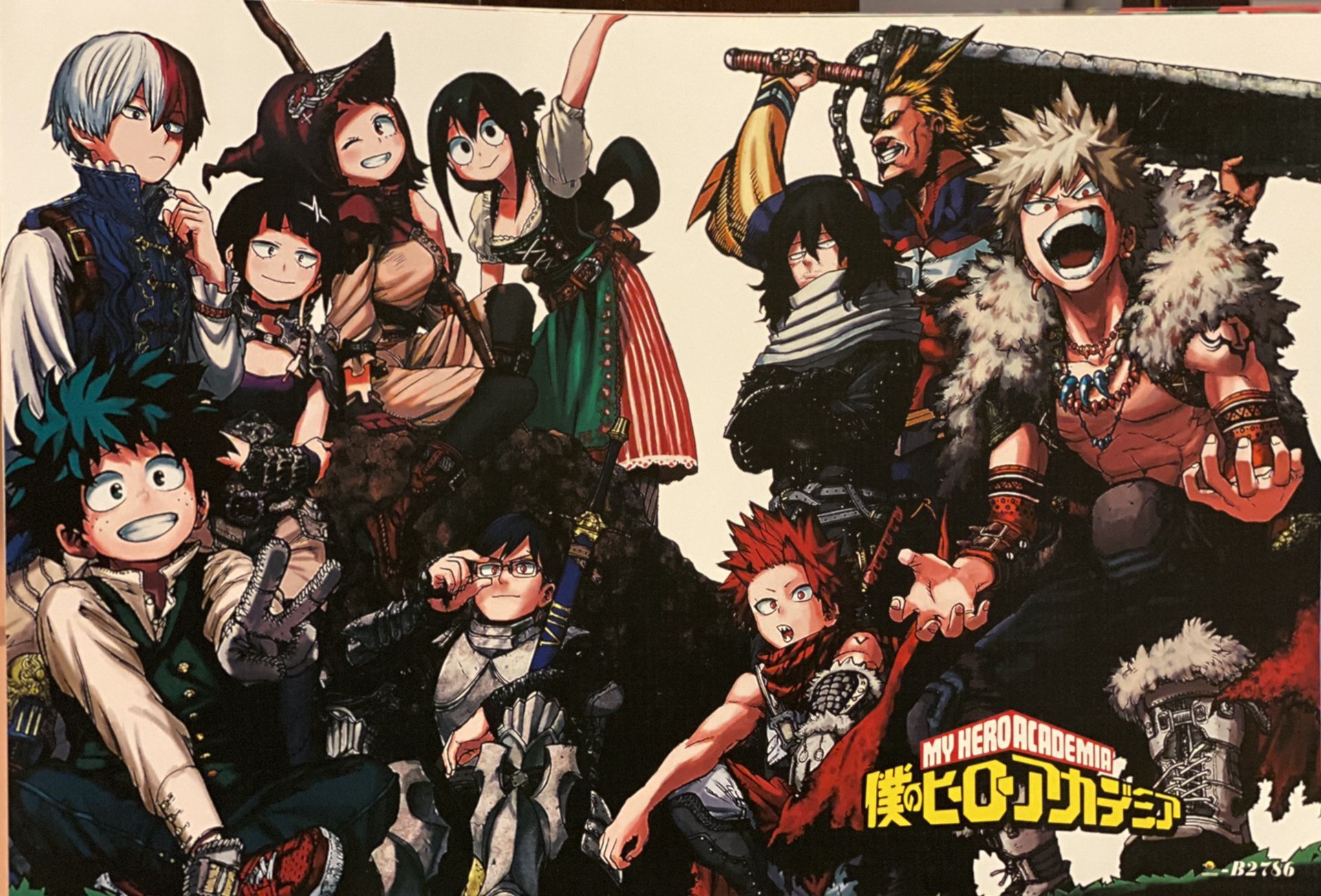 4 Pc My Hero Academia Posters