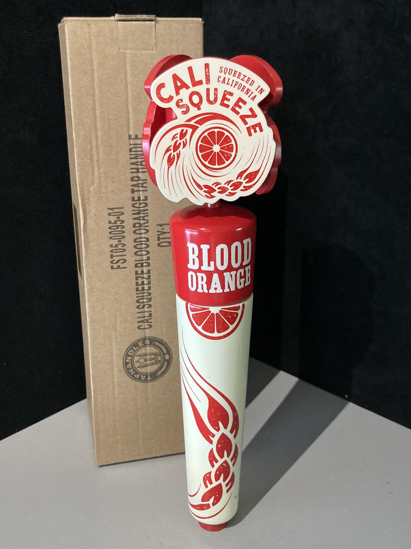 🌟 New Blood Orange Cali Squeeze Beer Tap Handle For Bar