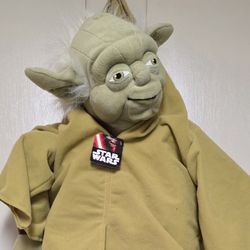 Rare Disney Park star wars, yoda backpack?Buddies Push 24"