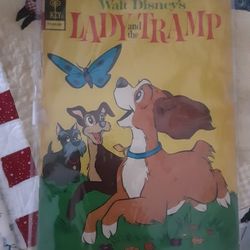 Vintage Disney Lady And The Tramp Comic