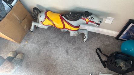 Vintage Carousel Horse Figurine