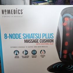 HoMEDICS 8 mode shiatsu Plus Massage With Heat Cushion 