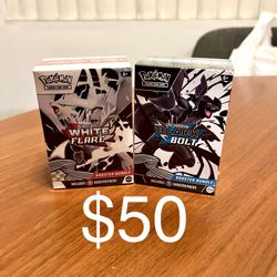 Pokemon Black Bolt & White Flare Booster Bundle 