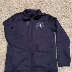 Minnesota Timberwolves Fleece Lined Youth Zip Up - Size  8