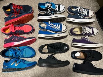 Women’s Vans, Converse, NB shoes