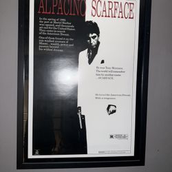Scarface Framed Poster 